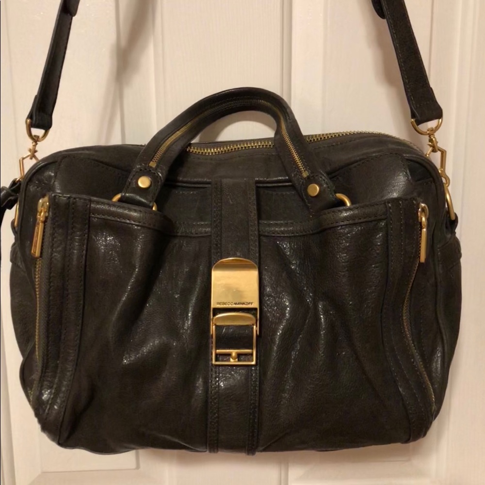 Rebecca Minkoff Metallic Leather Satchel